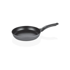 Jan Premium Cast 24 Cm Aluminium Pan With Single Handle In Black