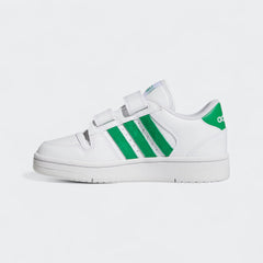 Adidas Boys Break Start Sneakers In White And Green
