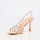 Miss Black Ladies Jillaine 1 Heels In Nude