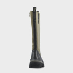 Jeep Womens Olive/Black Barrel Hi Boots