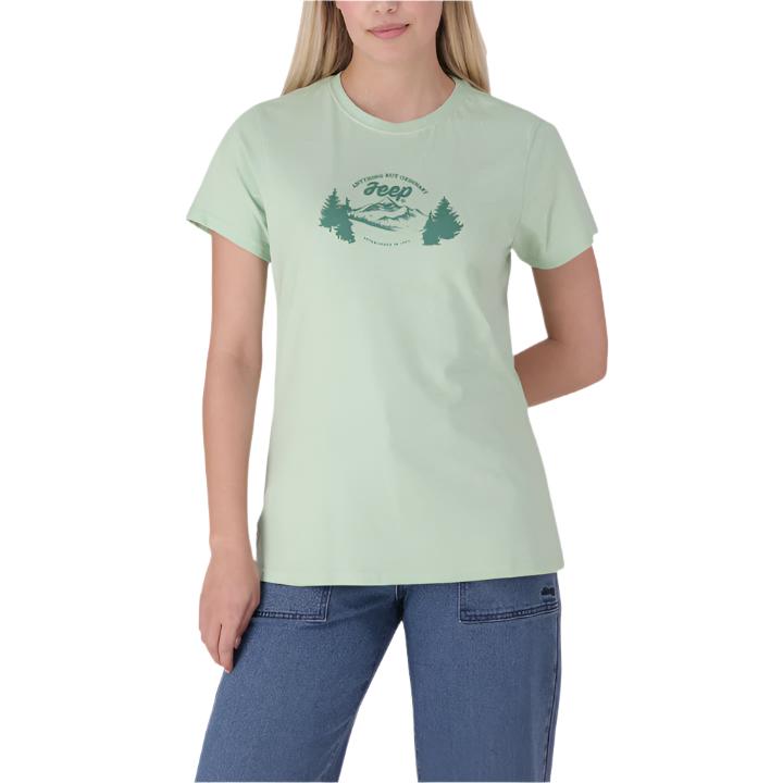 Jeep Jls24061 L- Graphic Tee Green