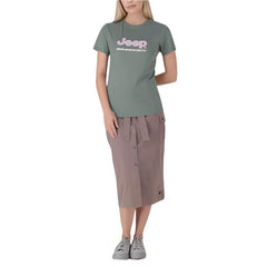 Jeep Jls24101 L - Organic Core Applique Tee Green