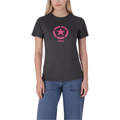 Jeep Jls24266 -L- Iconic Star Core Tee Charcoal