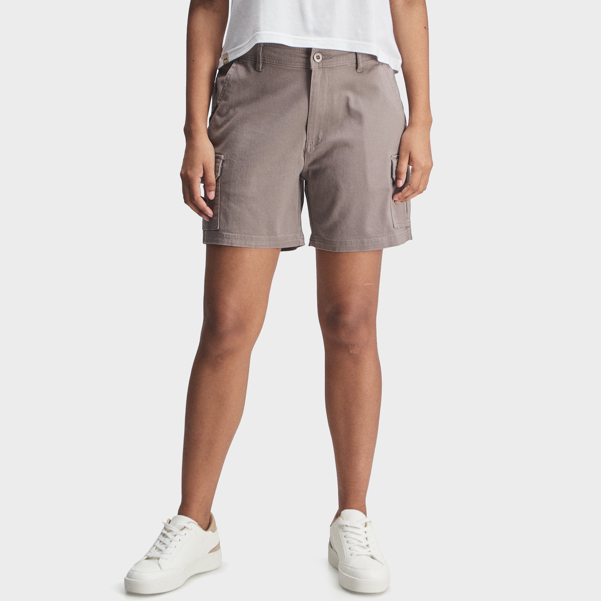 Jeep Womens Mountain Shorts In Brown