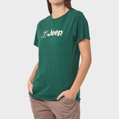 Jeep Womens Tree T-Shirts In Green