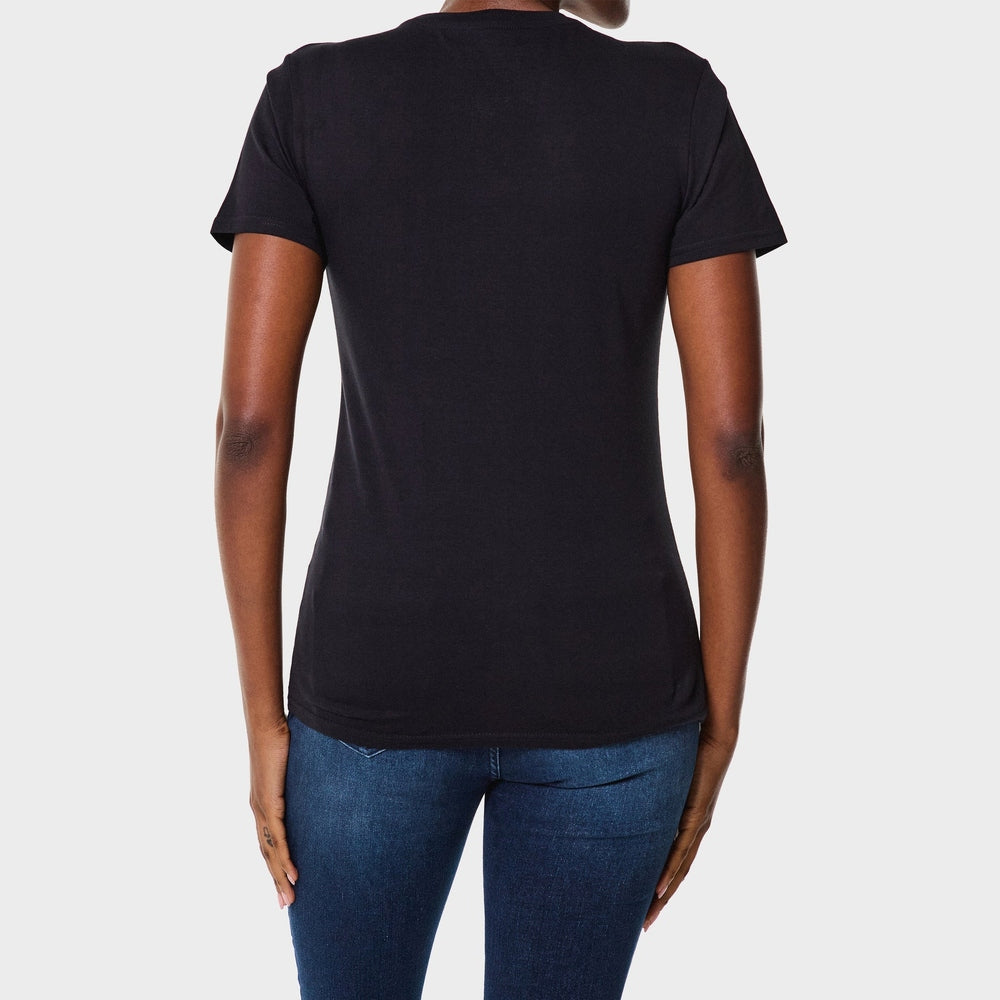 Jeep Ladies Grill Icon T-Shirt In Black
