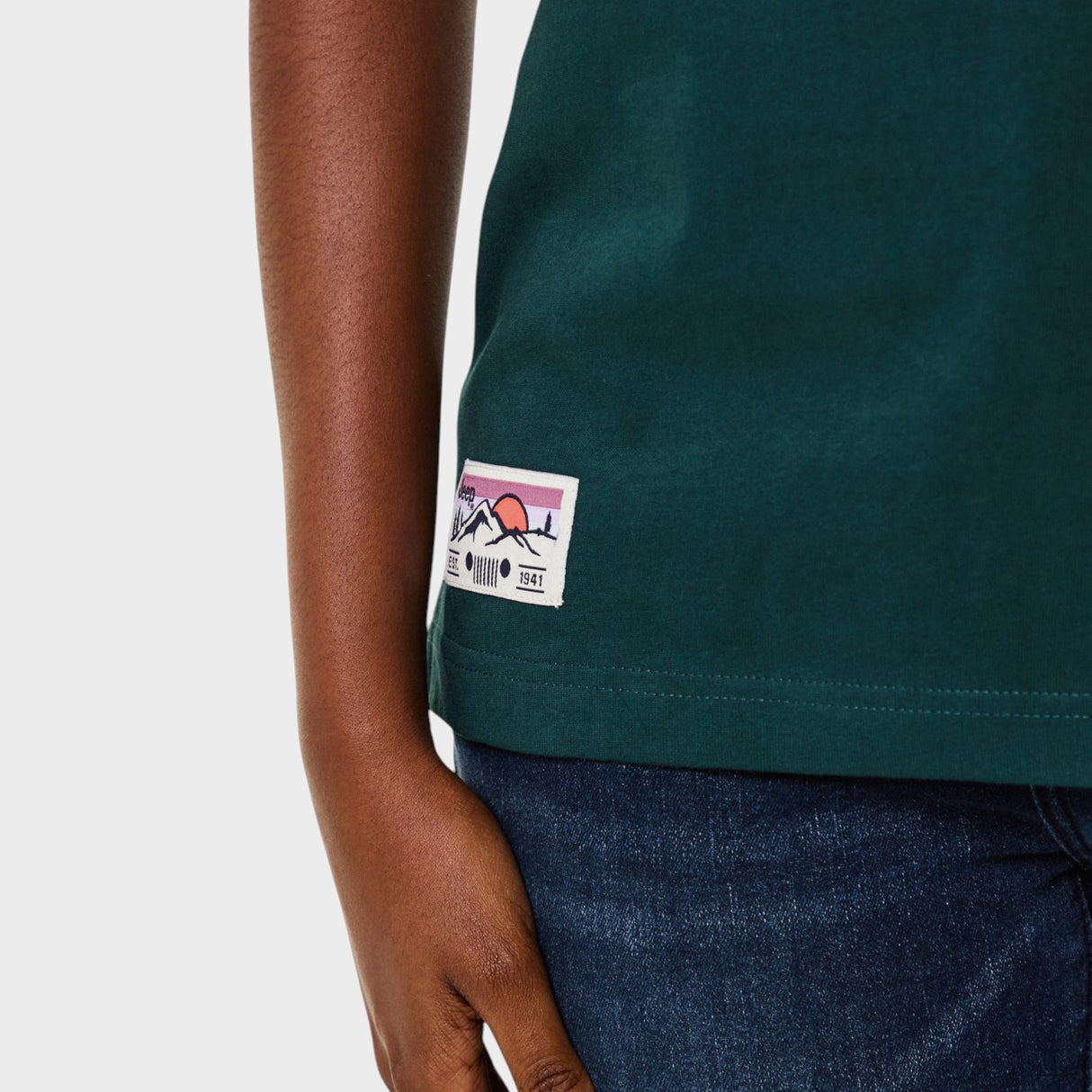 Jeep Womens Oversized Golfer In Green