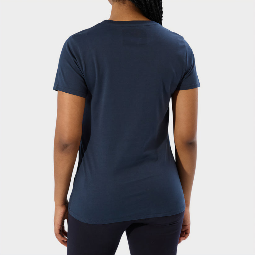 Jeep Ladies Iconic Logo Core T-Shirt Navy