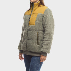 Jeep Shero Reversible Puffer Jacket in Olive