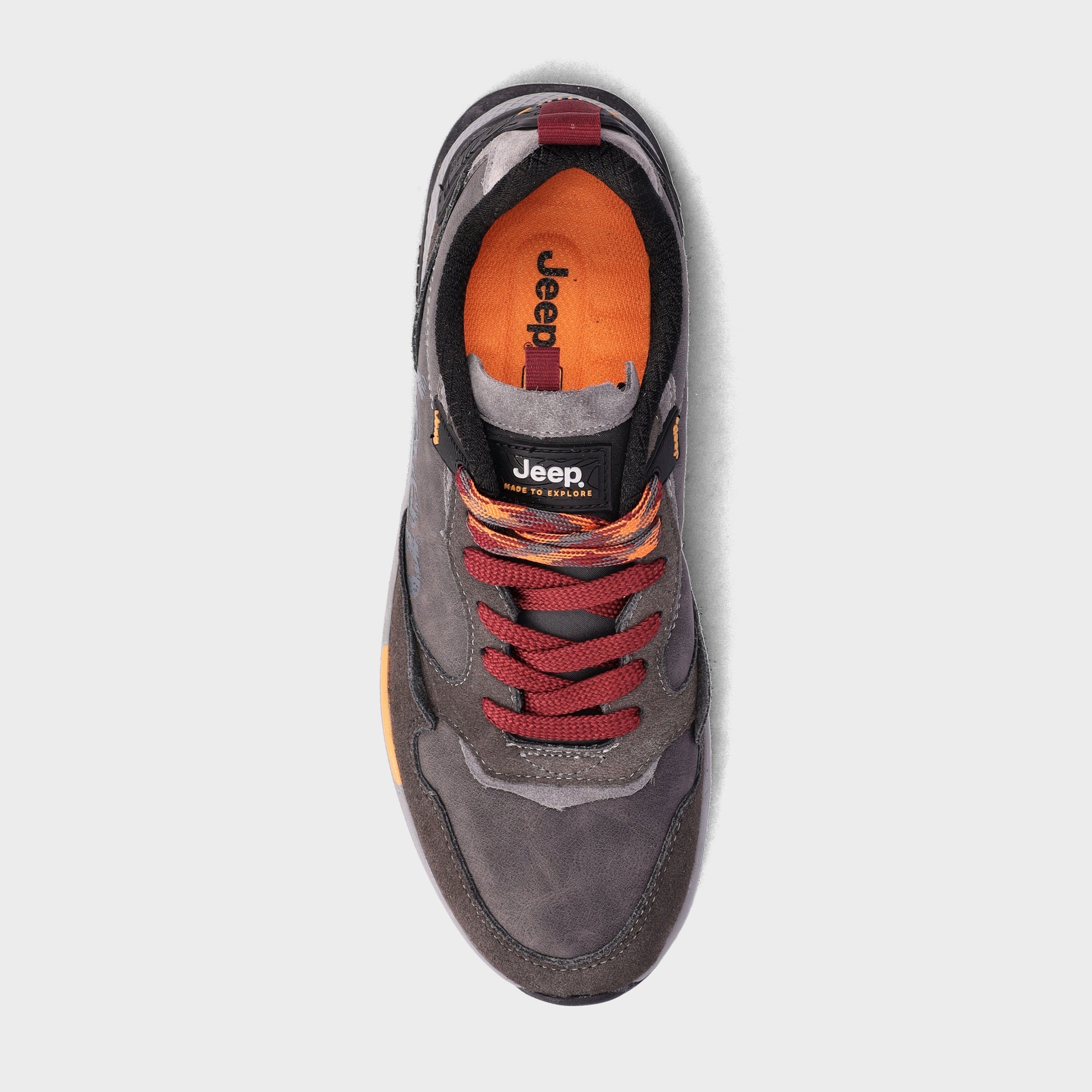 Jeep Mens Grey Ontario Scrambler Shoes