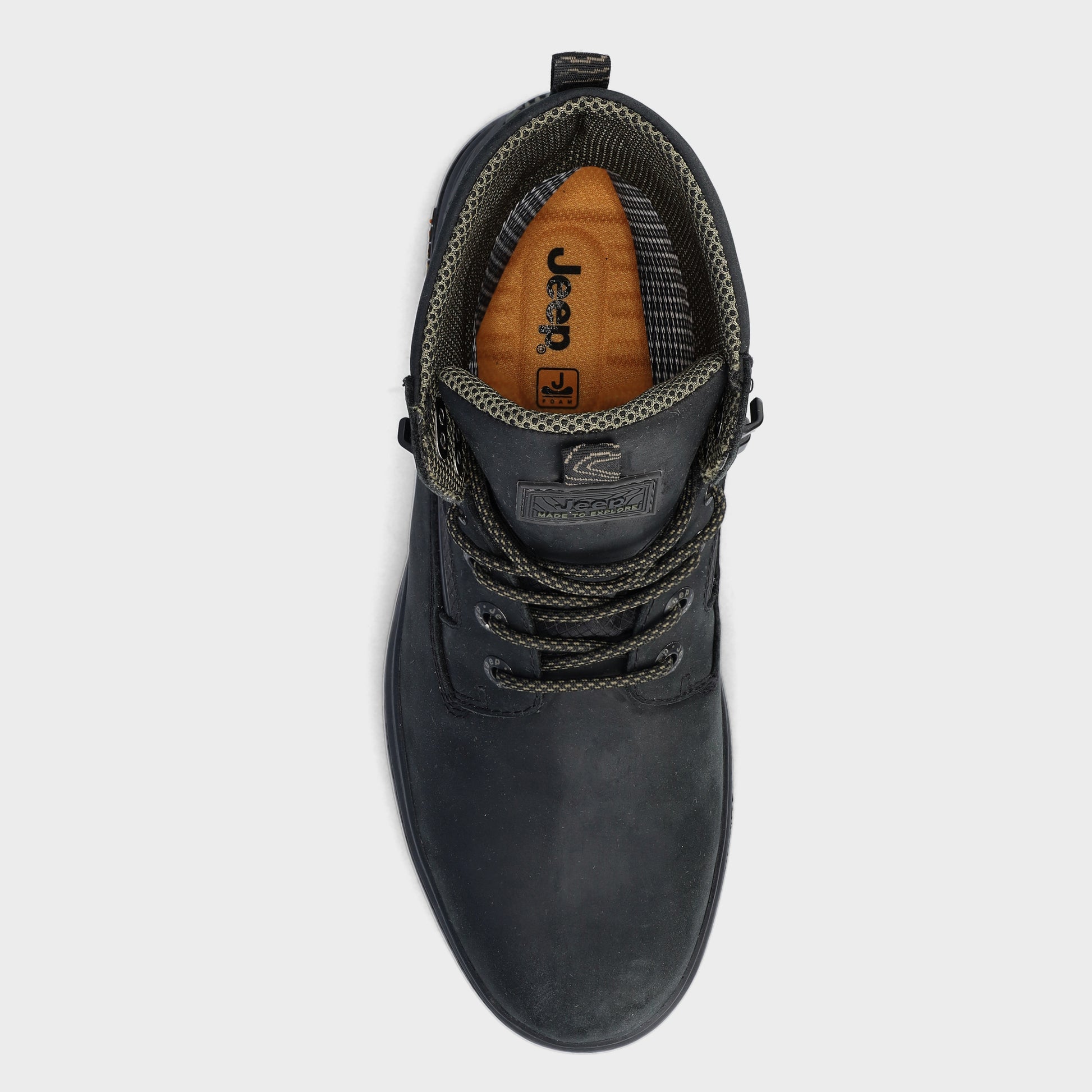 Jeep Mens Black Taureg Waterproof Boots