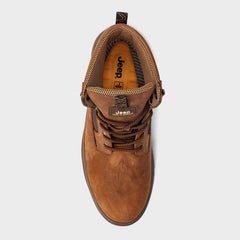 Jeep Mens Taureg Waterproof Boots Dark Brown