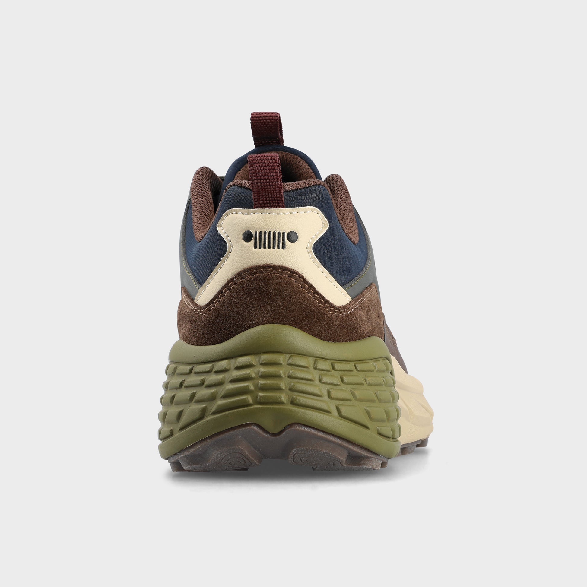 Jeep Mens Navy/Multi Groove Shoes