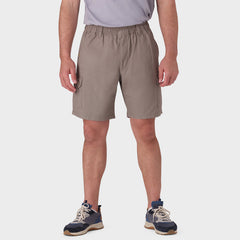 Jeep Mens Hurricane Elasticated Cargo Shorts In Bark