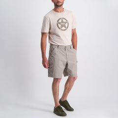 Jeep Mens Fixed Waistband Mountain Shorts In Khaki