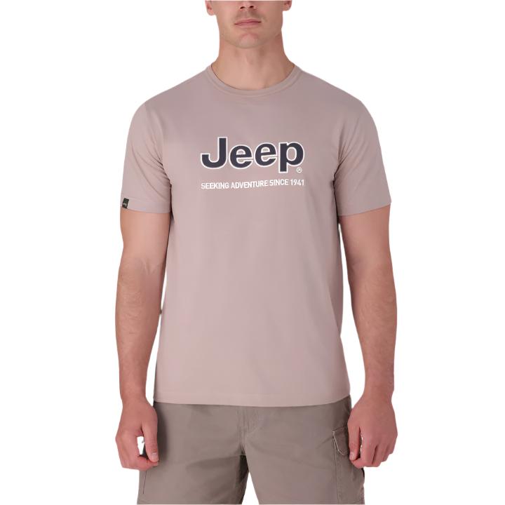 Jeep Jms24001 M Logo Applique Tee Pink