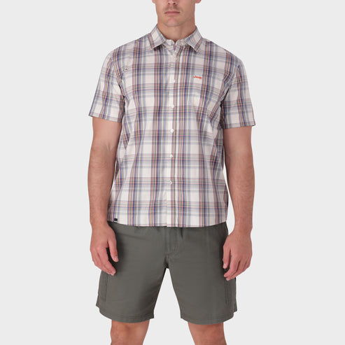 Jeep Mens Casual Yarn Dye Check Shirt Multi