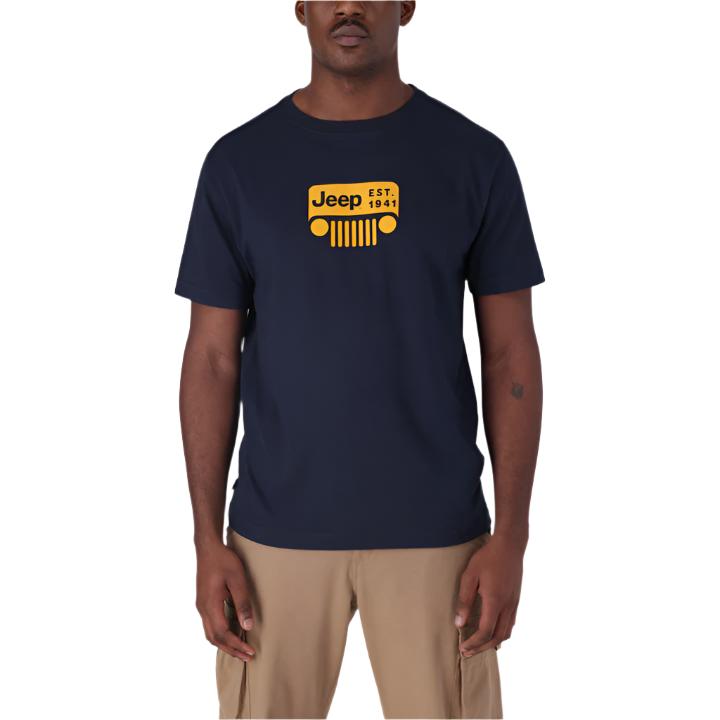 Jeep Jms24212 M Iconic Collection S/S Tee Navy