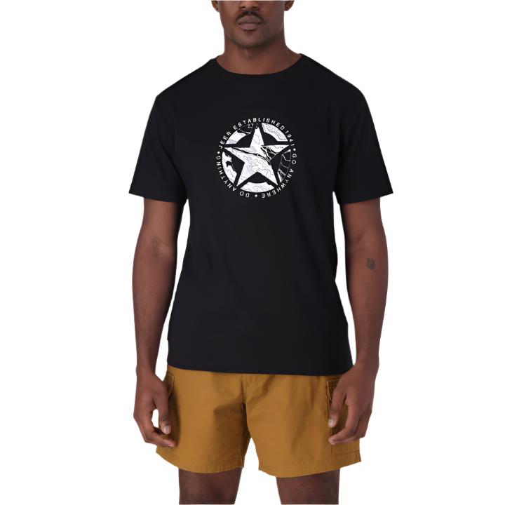 Jeep Jms24213 M Iconic Collection S/S Tee Black