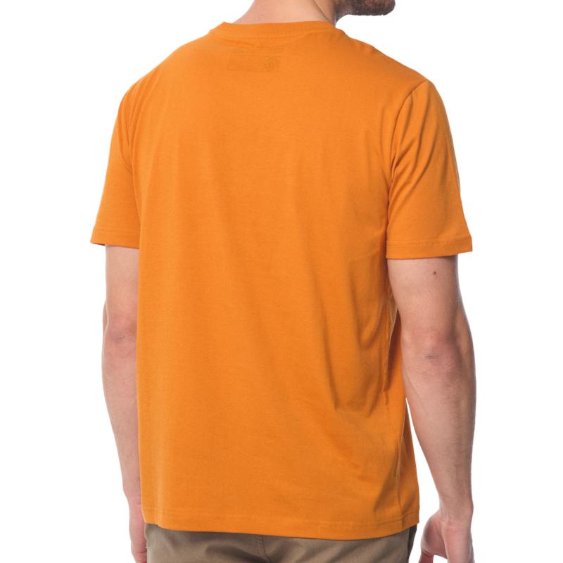 Jeep Mens M Fashion Graphic T-Shirt In Orange