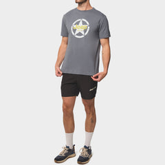 Jeep Mens Fashion Graphic T-Shirt In Slate