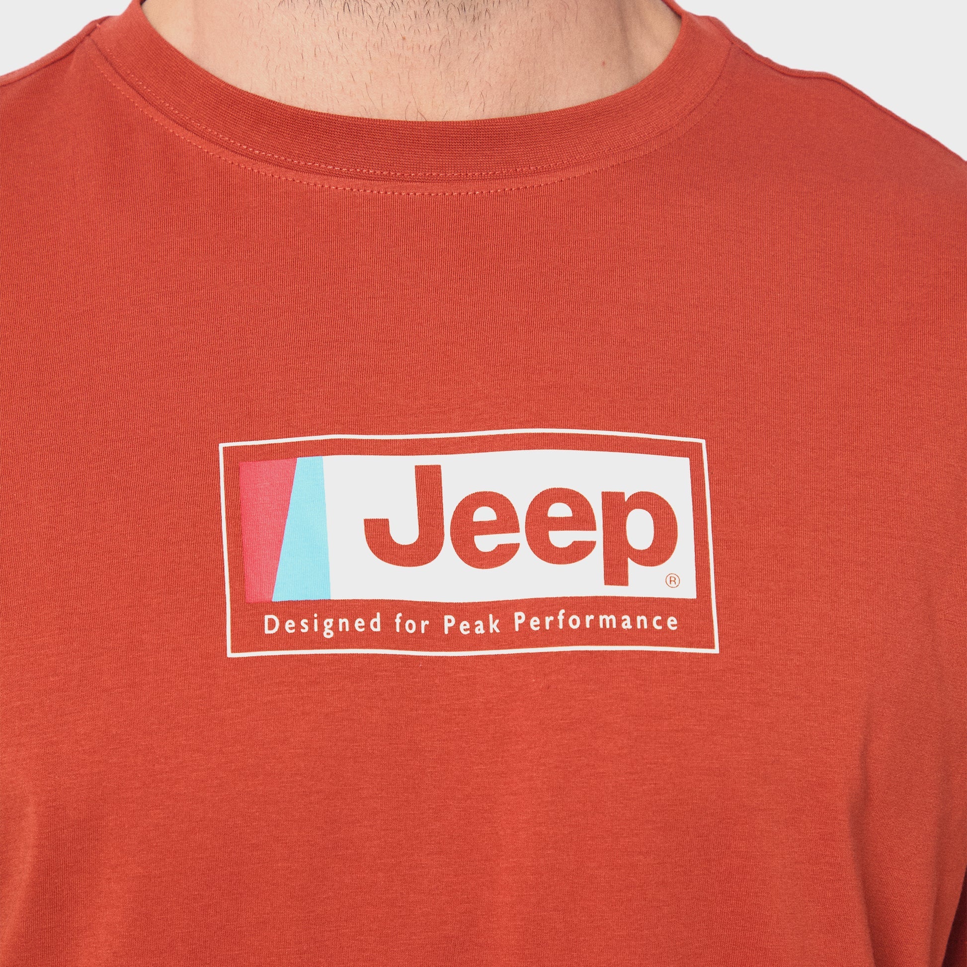 Jeep Fashion Graphic T-Shirt In Orange
