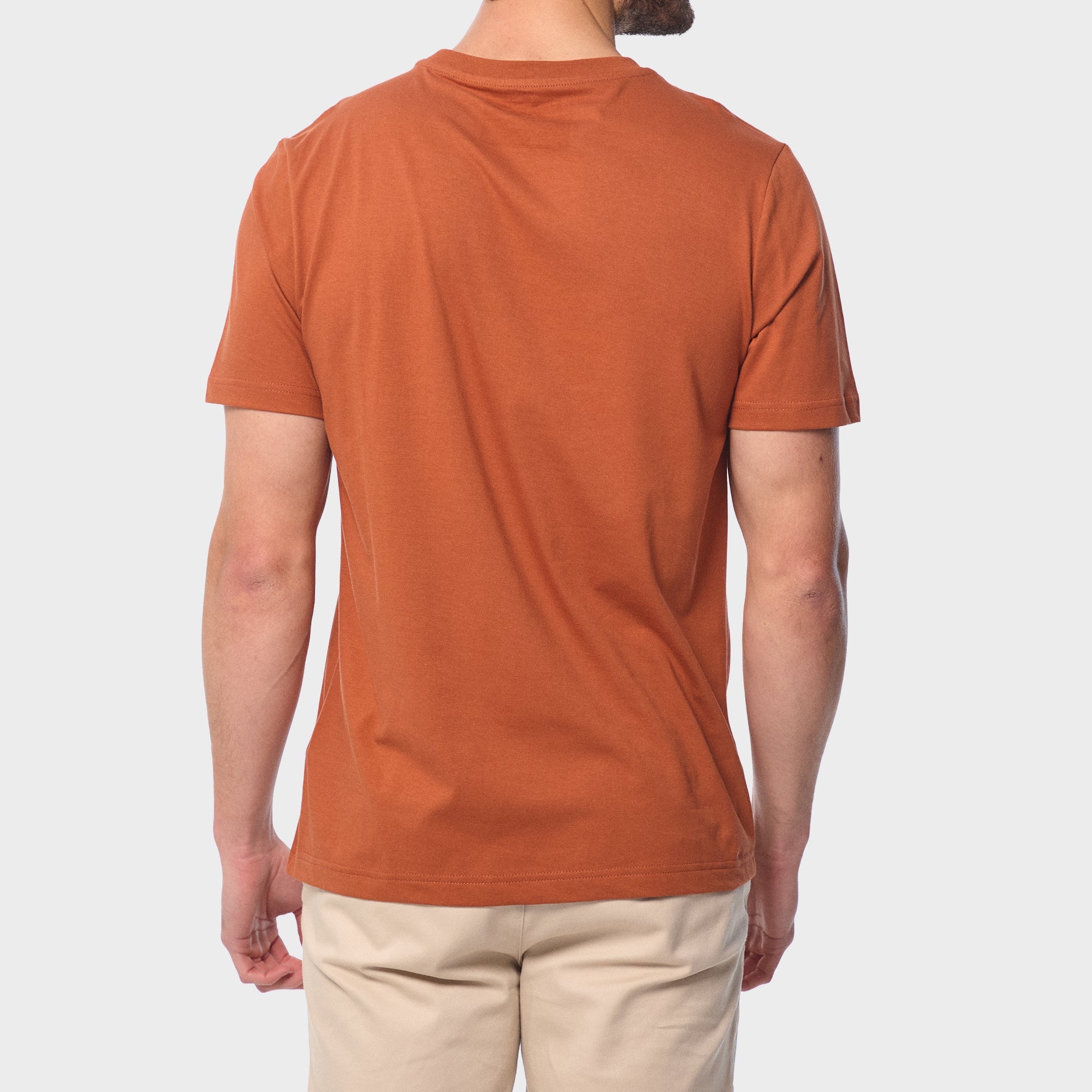 Jeep Fashion Mens Graphic T-Shirts In Orange