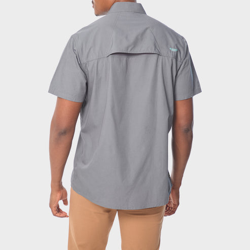 Jeep Mens Grey Safari Shirt