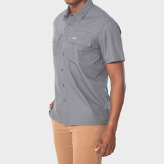 Jeep Mens Grey Safari Shirt