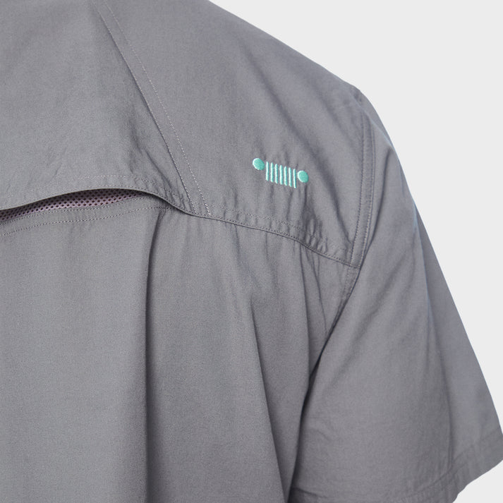 Jeep Mens Grey Safari Shirt