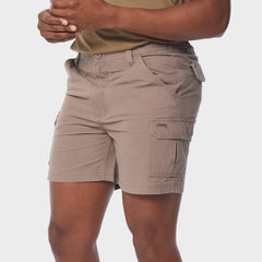 Jeep Tapered Mountain Shorts For Men In Brown