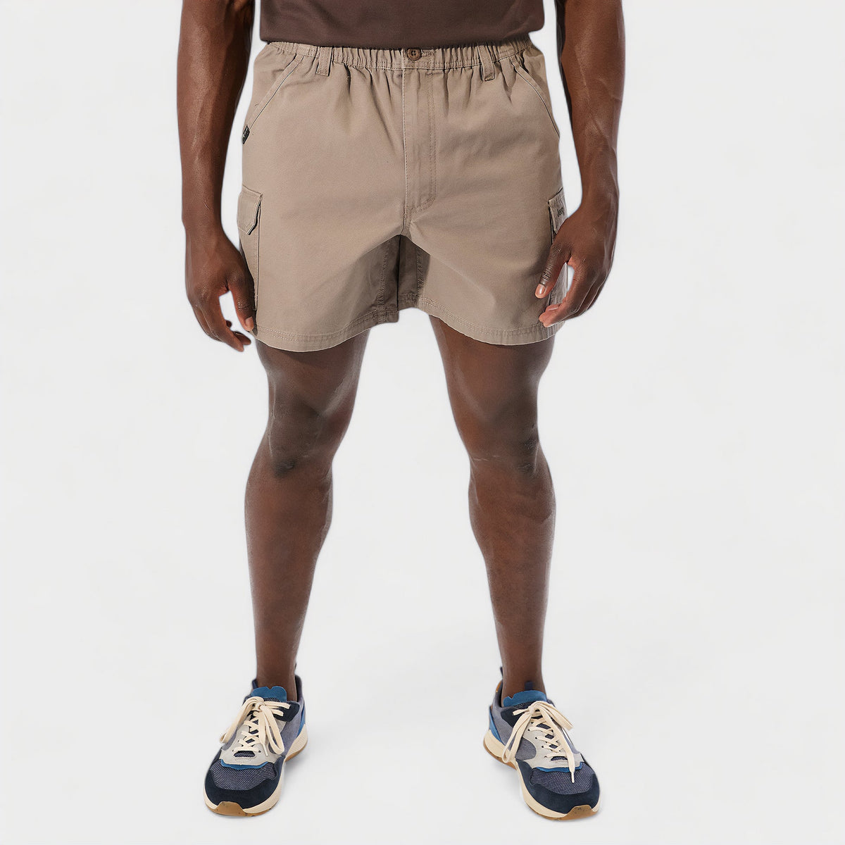 Jeep Mens Hurricane Cargo Shorts In Brown