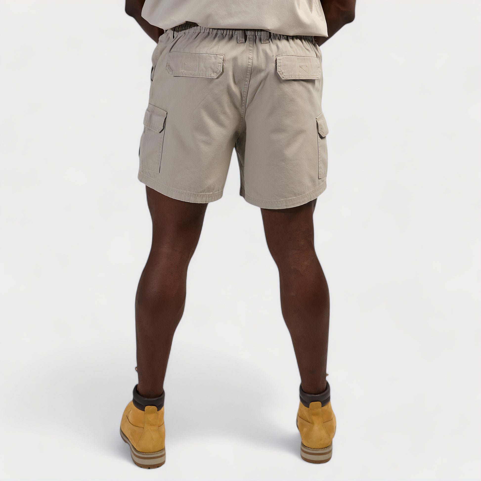 Jeep Mens Hurricane Cargo Shorts In Khaki