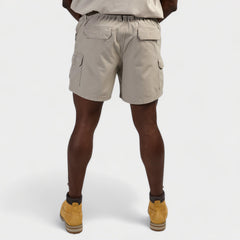 Jeep Mens Hurricane Cargo Shorts In Khaki