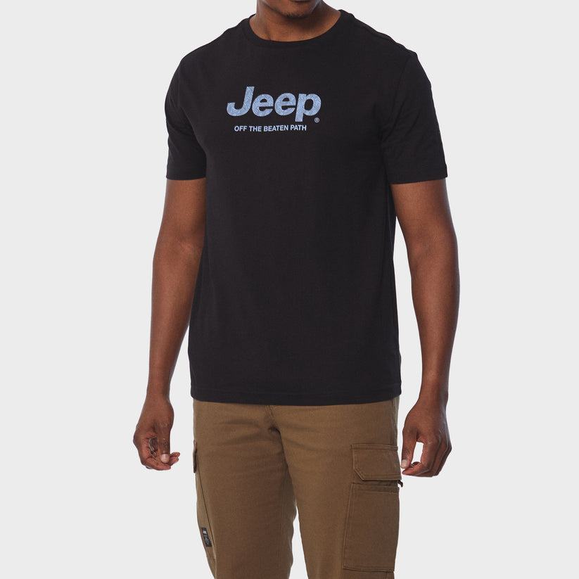 Jeep Mens Core Logo T-Shirt Black