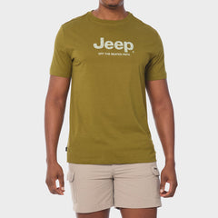 Jeep Mens Core Logo T-Shirt Olive