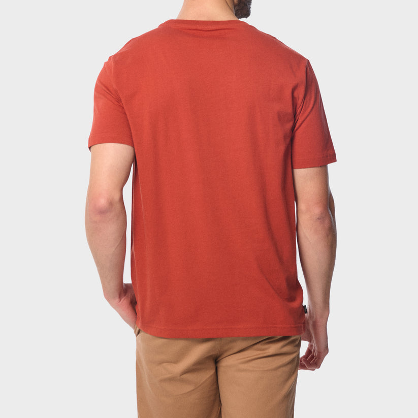 Jeep Mens Core Logo T-Shirt Orange