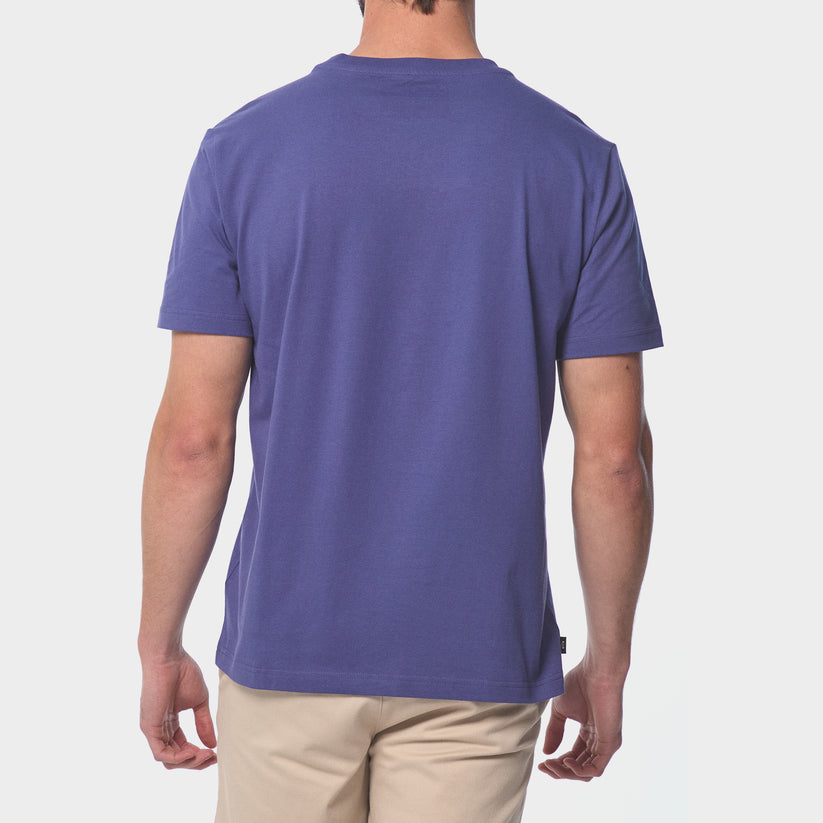 Jeep Mens Core Logo Star T-Shirt Blue