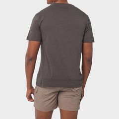 Jeep Mens Core Logo Star T-Shirt Grey