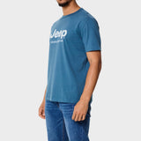 Jeep Applique Mens T-Shirt In Blue