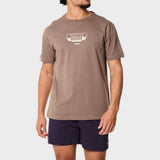 Jeep Core Grill Mens T-Shirt In Brown