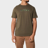 Jeep Mens Fashion T-Shirt In Olive Green