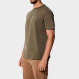 Jeep Mens Fashion T-Shirt In Olive Green