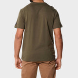 Jeep Mens Fashion T-Shirt In Olive Green