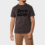Jeep Fashion Car Mens T-Shirt In Grey