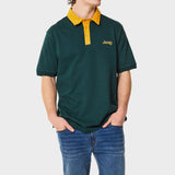 Jeep Mens Rugby Golfer In Green