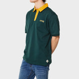 Jeep Mens Rugby Golfer In Green
