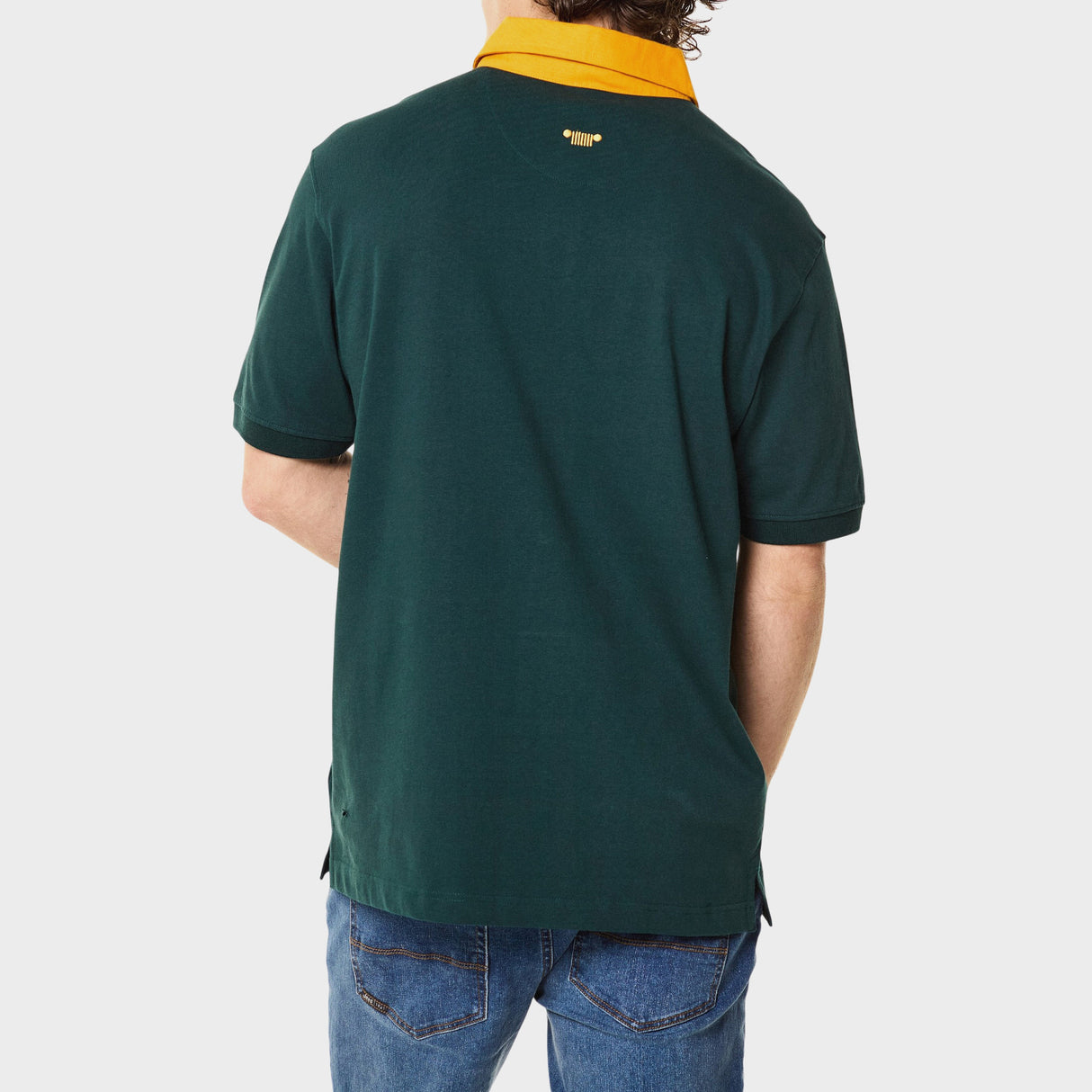 Jeep Mens Rugby Golfer In Green