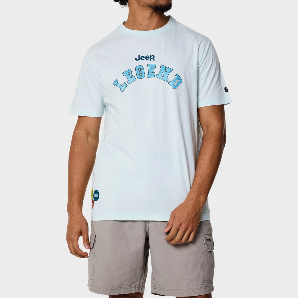 Jeep Fashion Mens T-Shirt In Blue