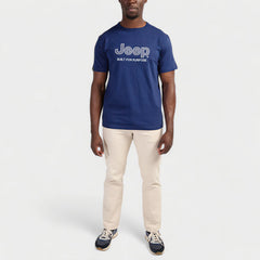 Jeep Mens Applique Navy T-Shirt